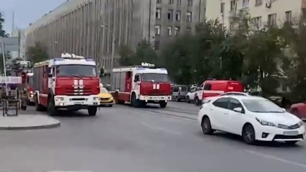 ТЦ «Сити-центр» загорелся в Екатеринбурге