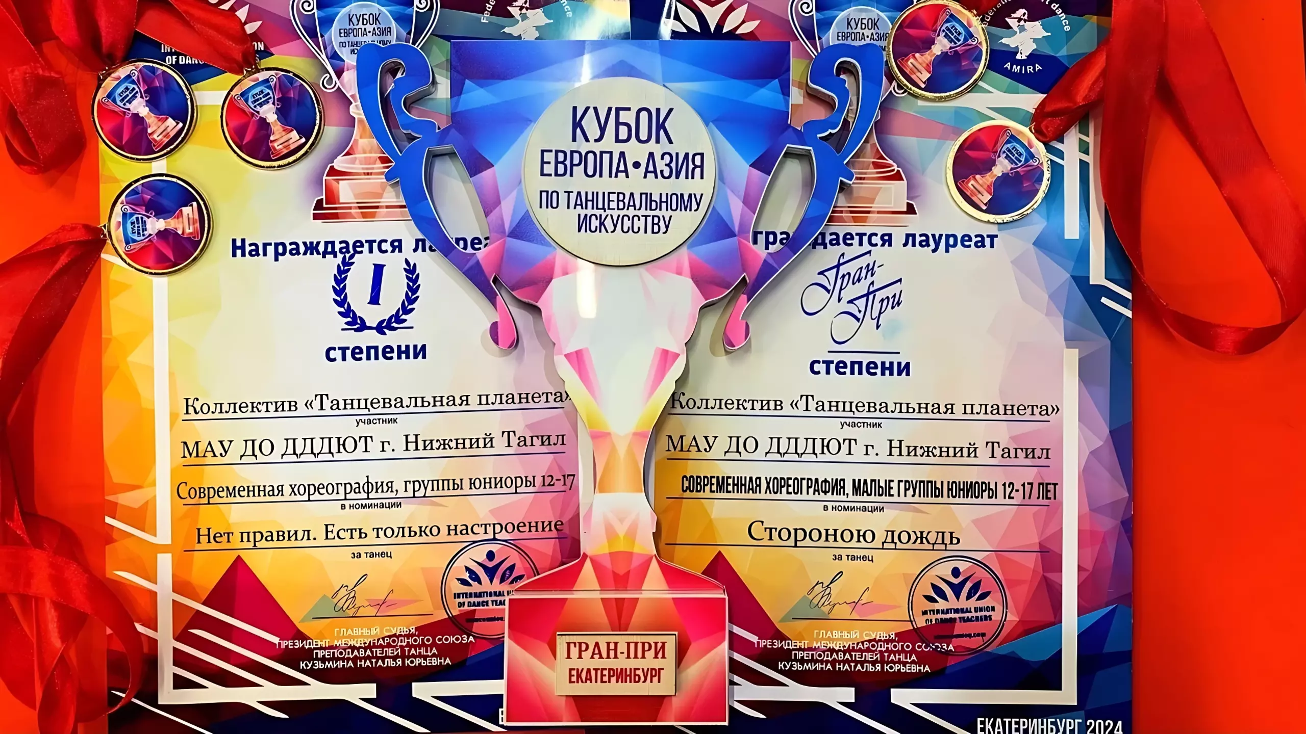 Тагильчане стали обладателями Гран-при Международного танцевального кубка