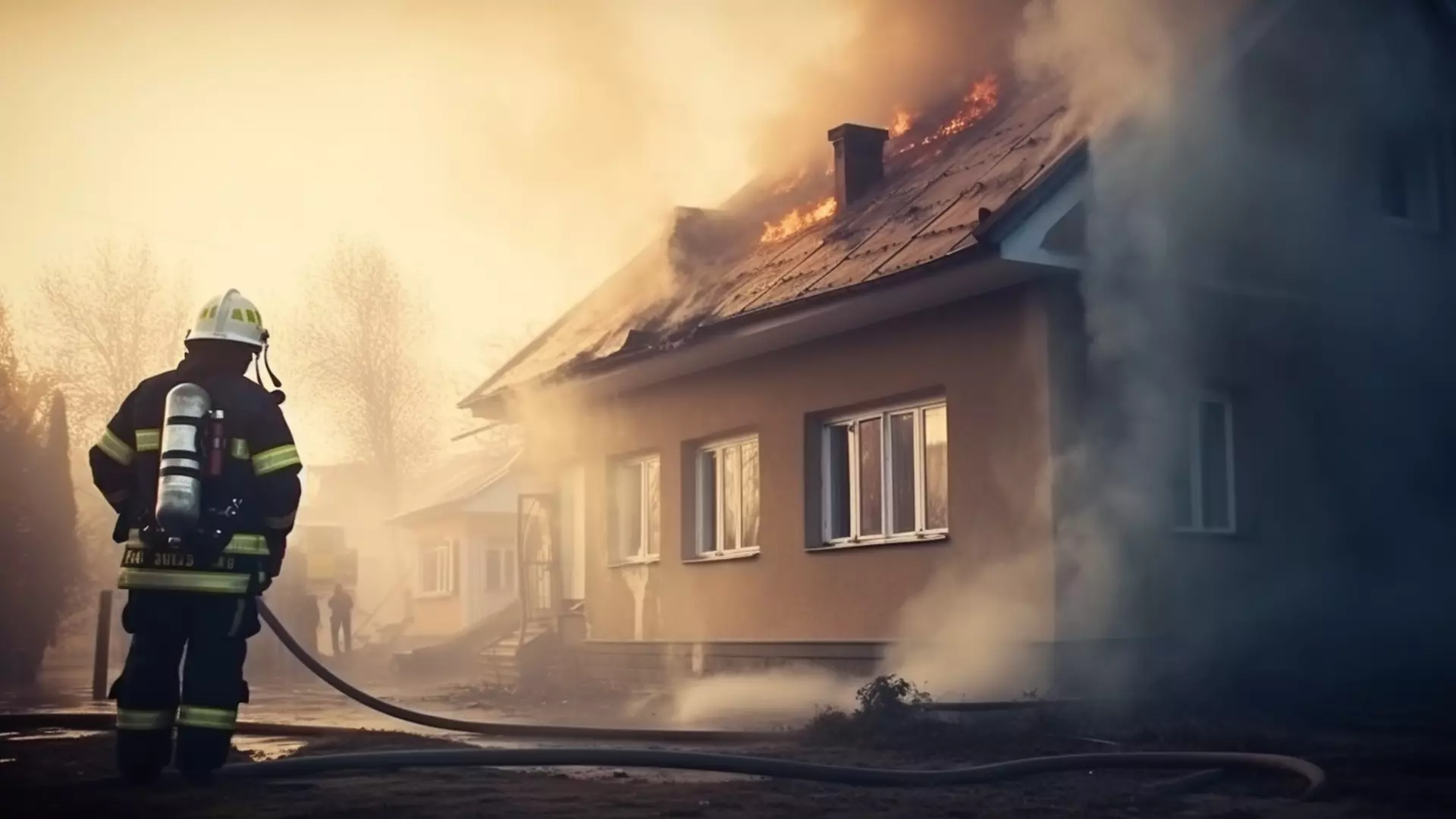 Школа Екатеринбурга оказалась в дыму и копоти из-за пожара