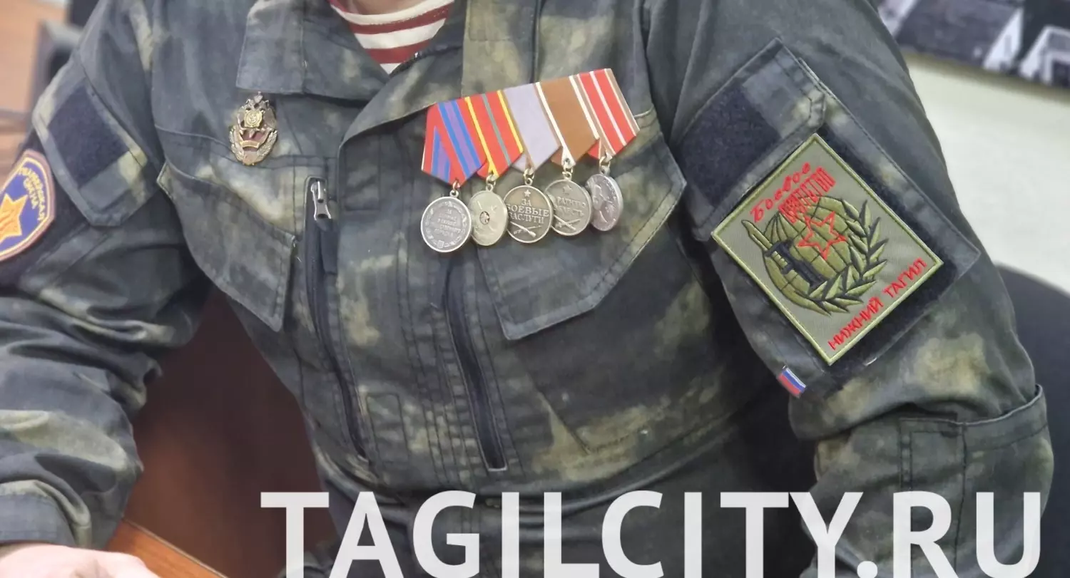 Медали ветерана боевых действия Андрея Малинина.