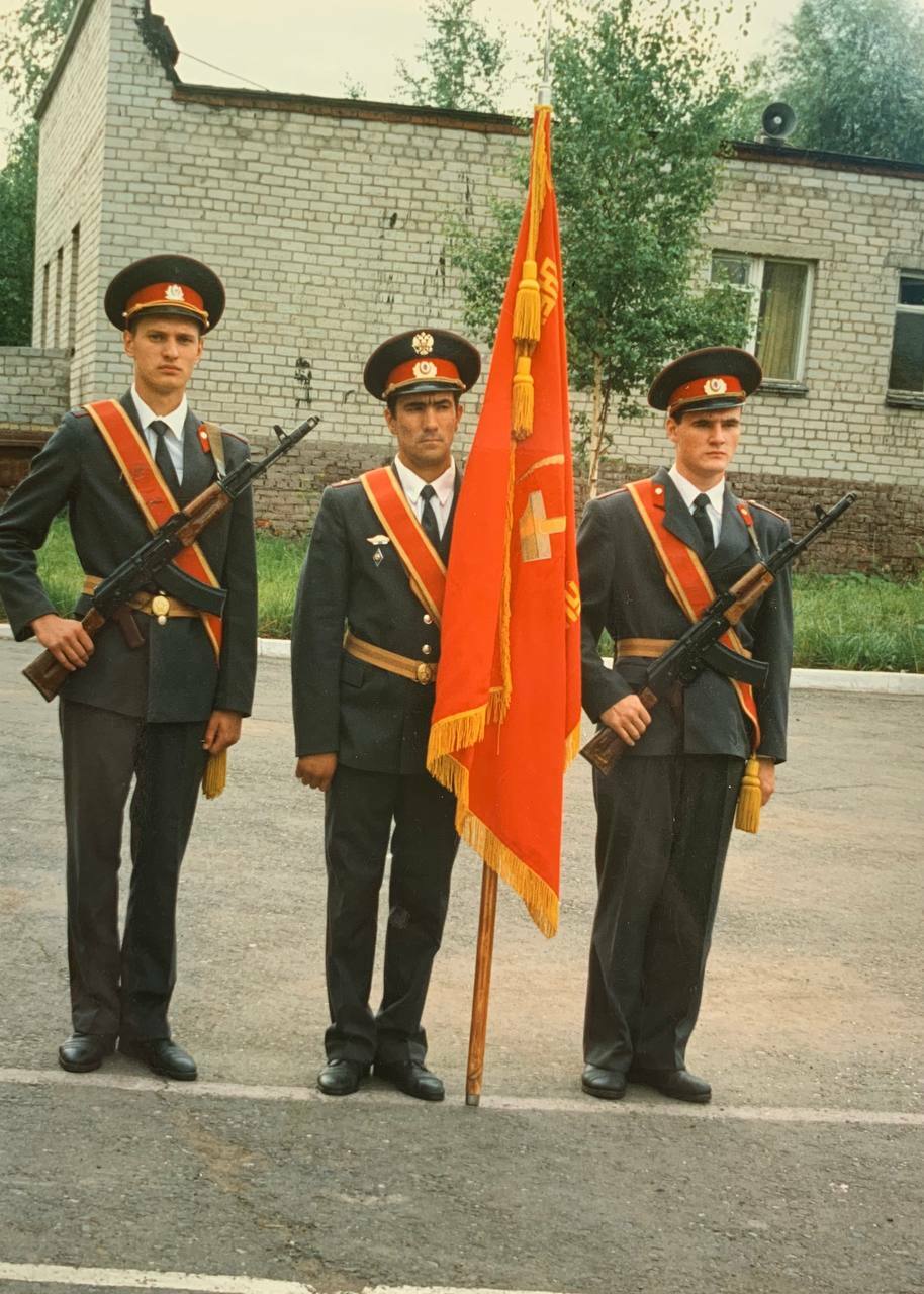 Анатолий Мягков во время службы в воинской части 57/34 в Перми