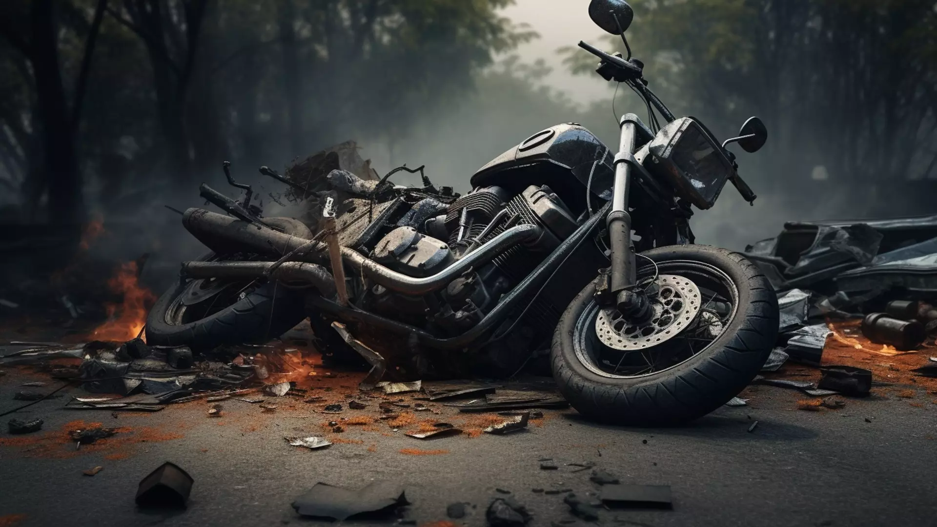 45 мотоциклов сгорели у владельца мотосервиса в Челябинске