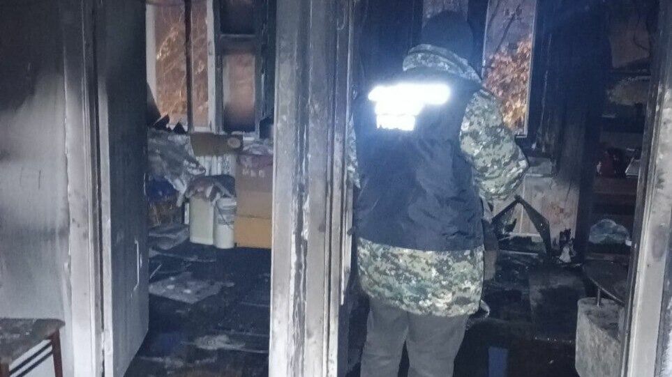 Трое детей погибли во время пожара в частном доме в Камышлове