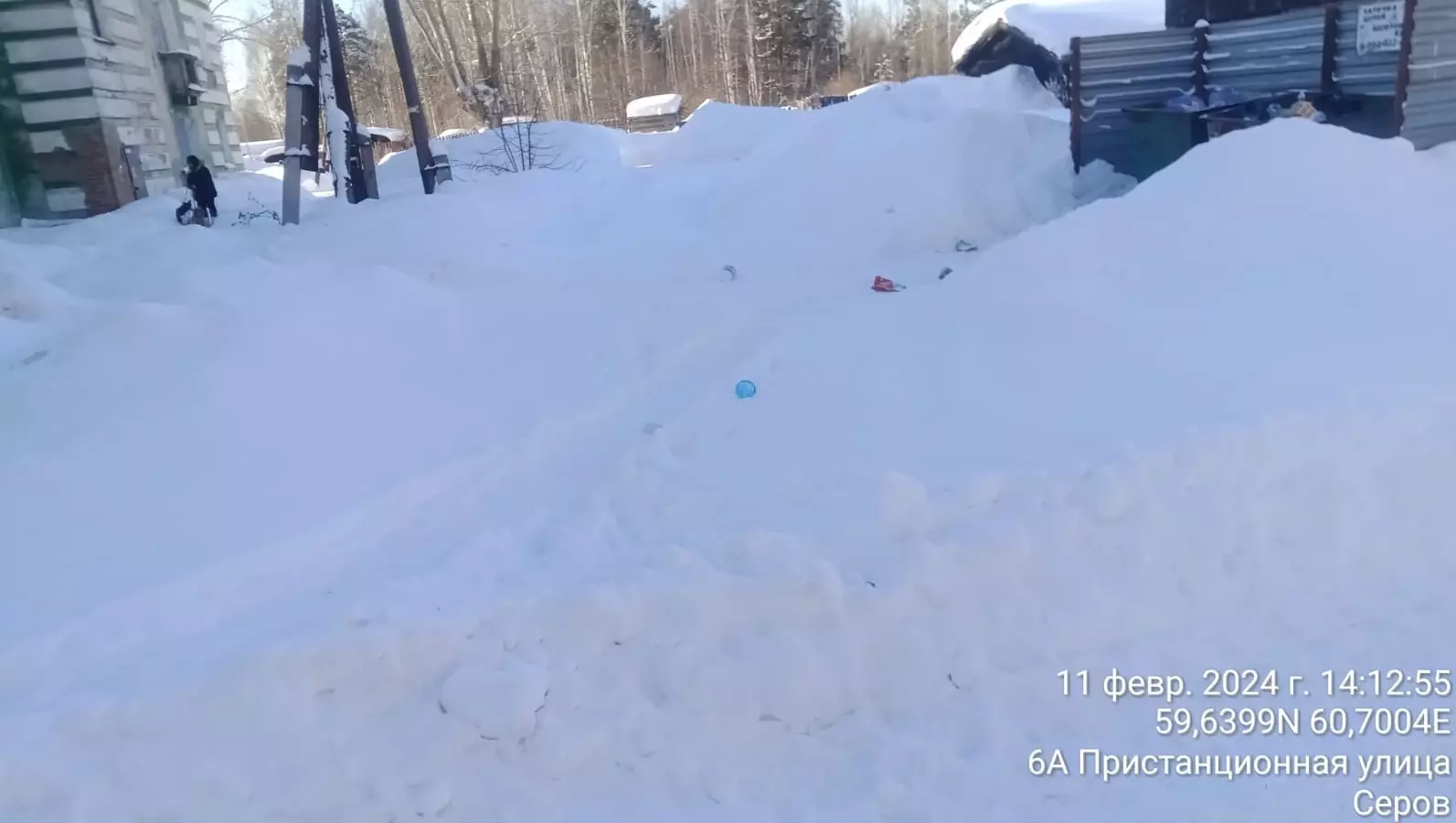 Из-за аномальных снегопадов мусоровозы не могут вывезти ТКО в Свердловской области