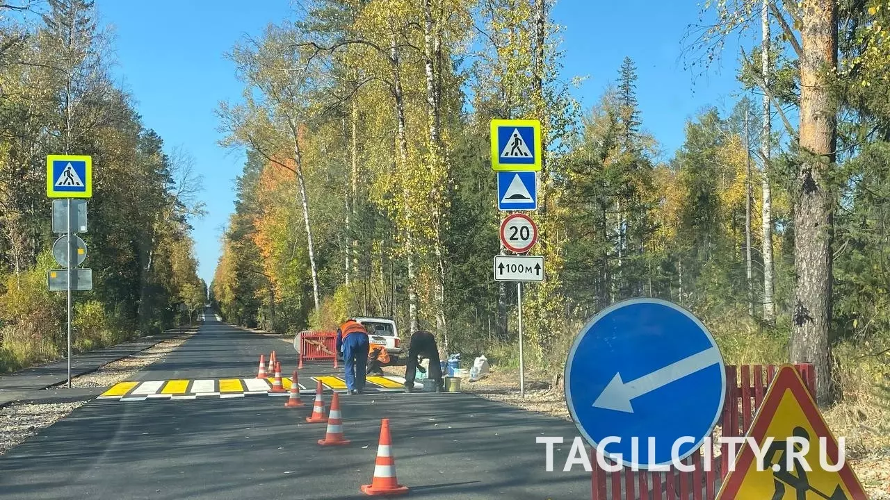 На Исинском тракте в Тагиле установили дорожные знаки и искусственные неровности