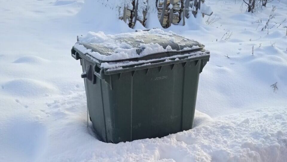 В четырех городах Свердловской области не могут вывезти мусор из-за снежных завалов