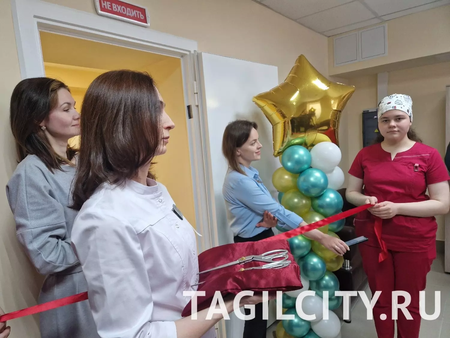 Открытие кабинета компьютерной томографии в Демидовской городской больнице Нижнего Тагила.