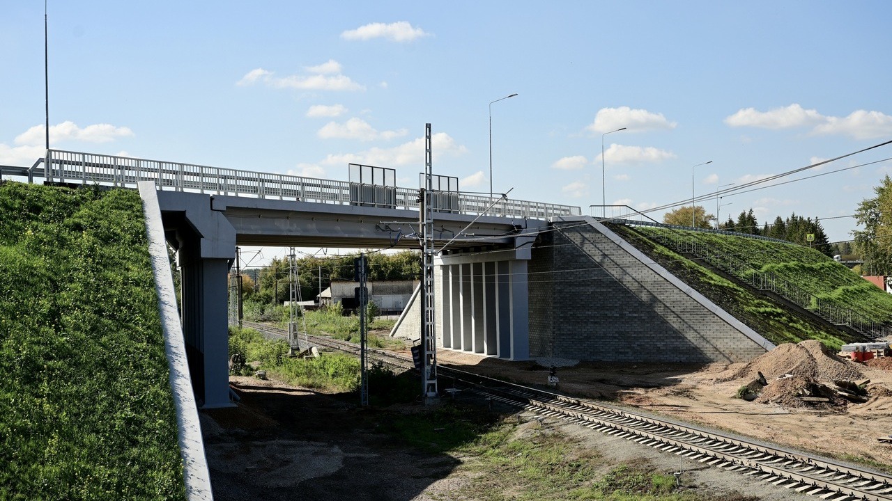 В Богдановиче открылся новый путепровод над железной дорогой