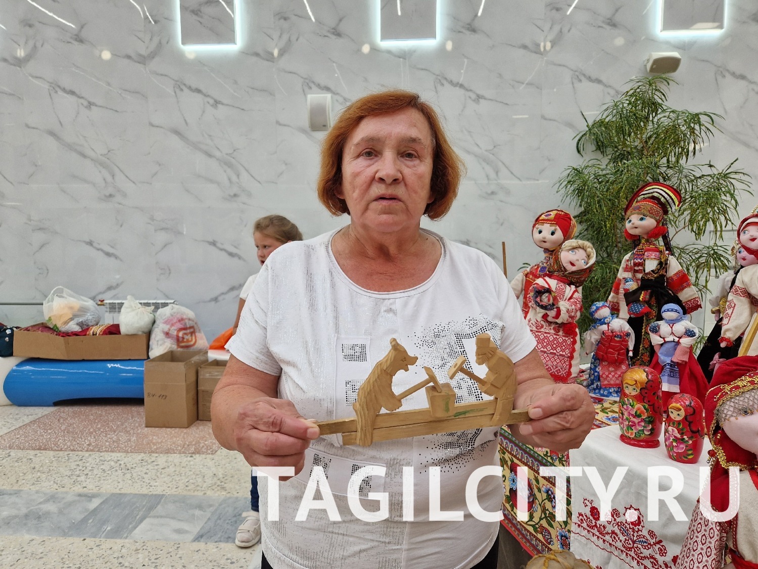 Игрушки, изготовленные тагильчанами на занятиях с Марией Ярославцевой.