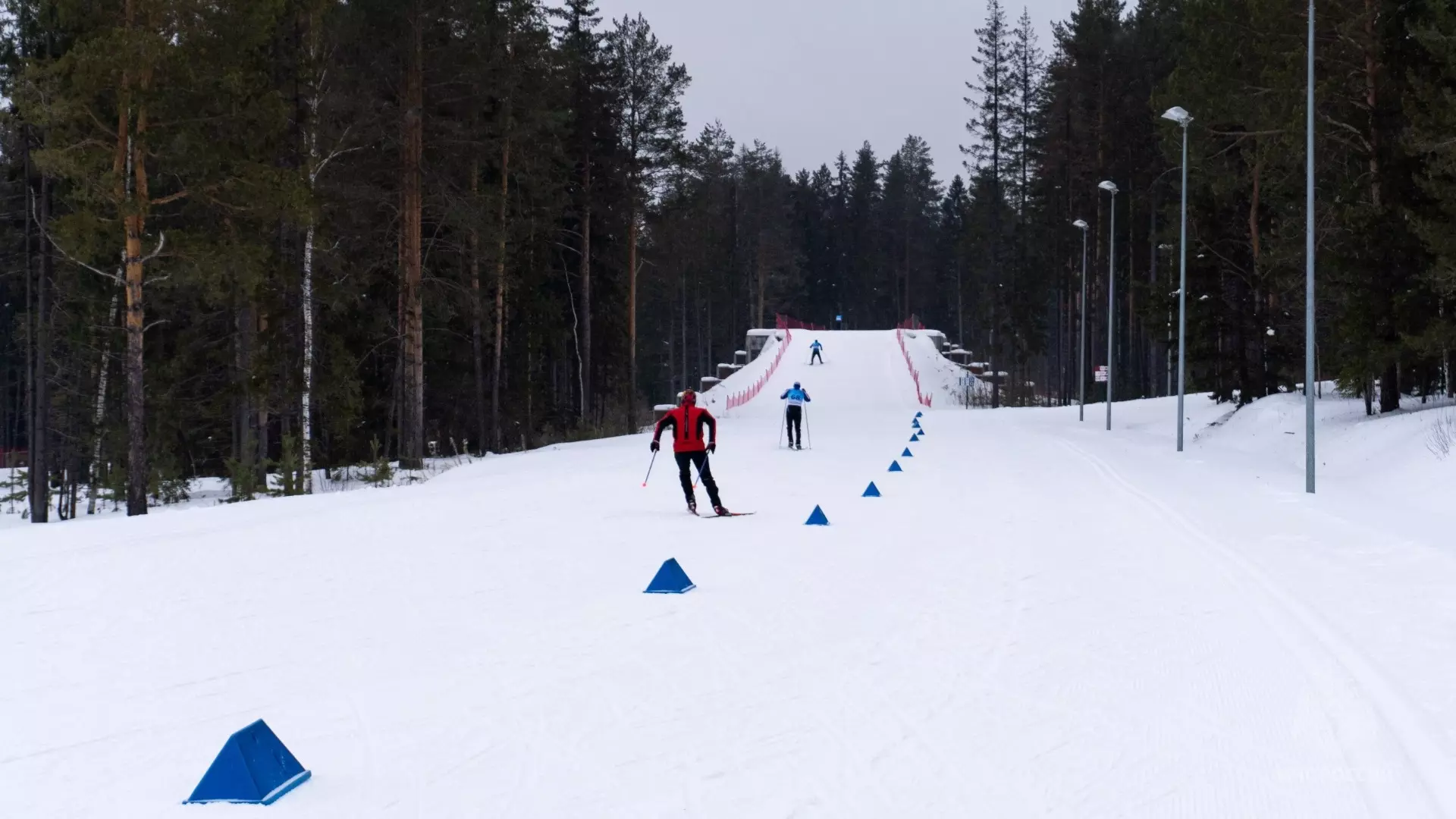 Соревнования по лыжным гонкам состоялись в спортшколе «Аист» в Нижнем Тагиле