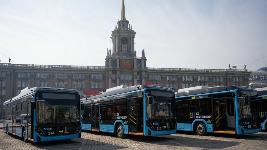 10 новых троллейбусов выйдут на маршруты Екатеринбурга