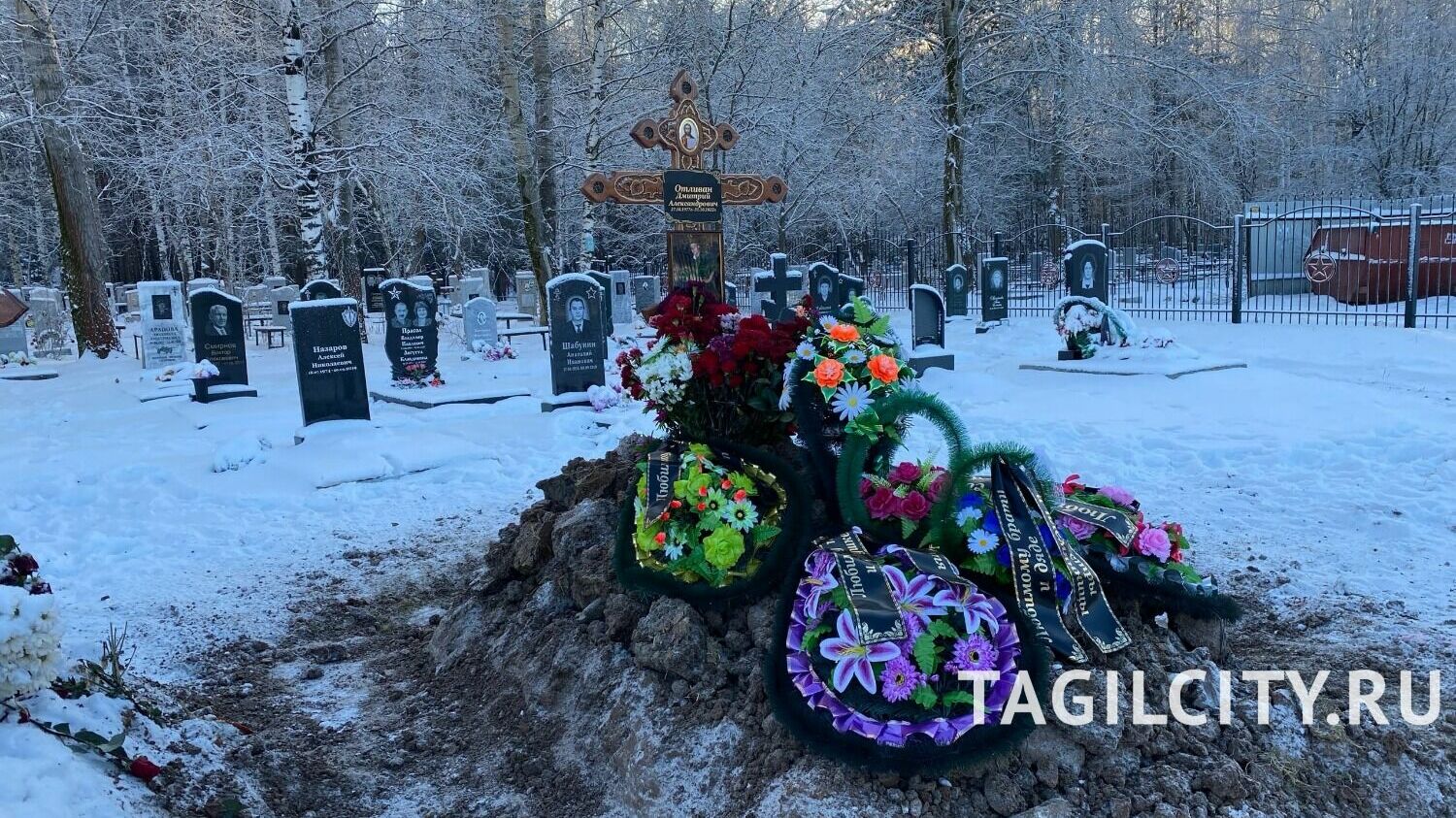 Похороны погибшего в СВО Дмитрия Отливана