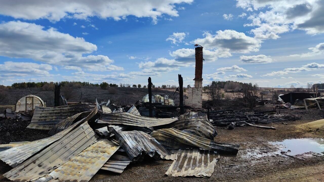 Глава села Бызово рассказал о последствиях крупного пожара