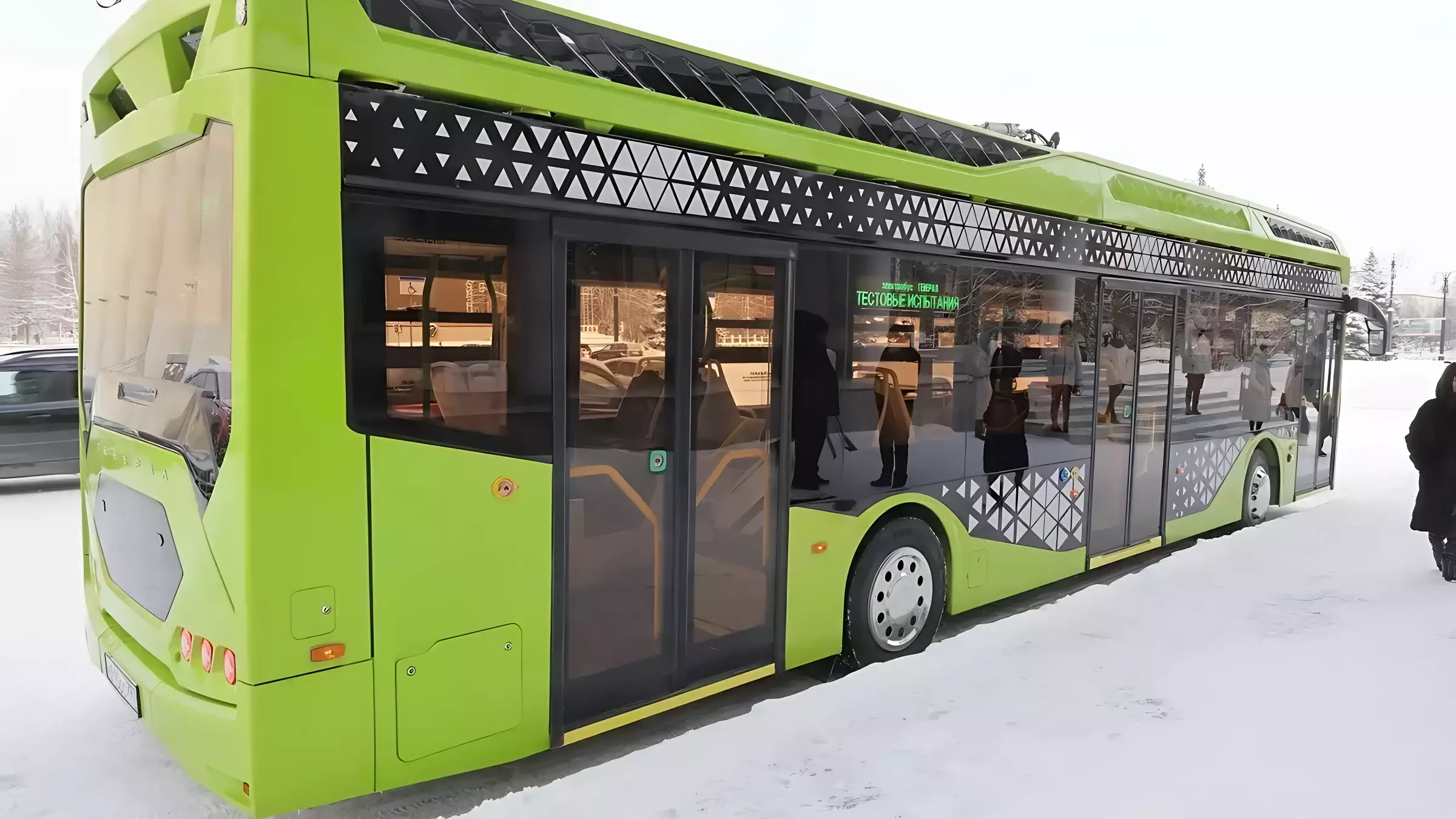 Новый электробус выходит на маршрут в Нижнем Тагиле бесплатно