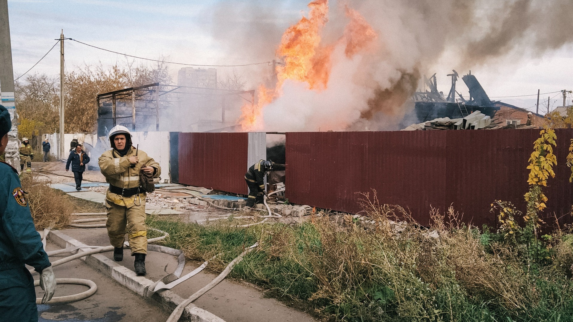 На Уралмаше в Екатеринбурге горит известный ресторан