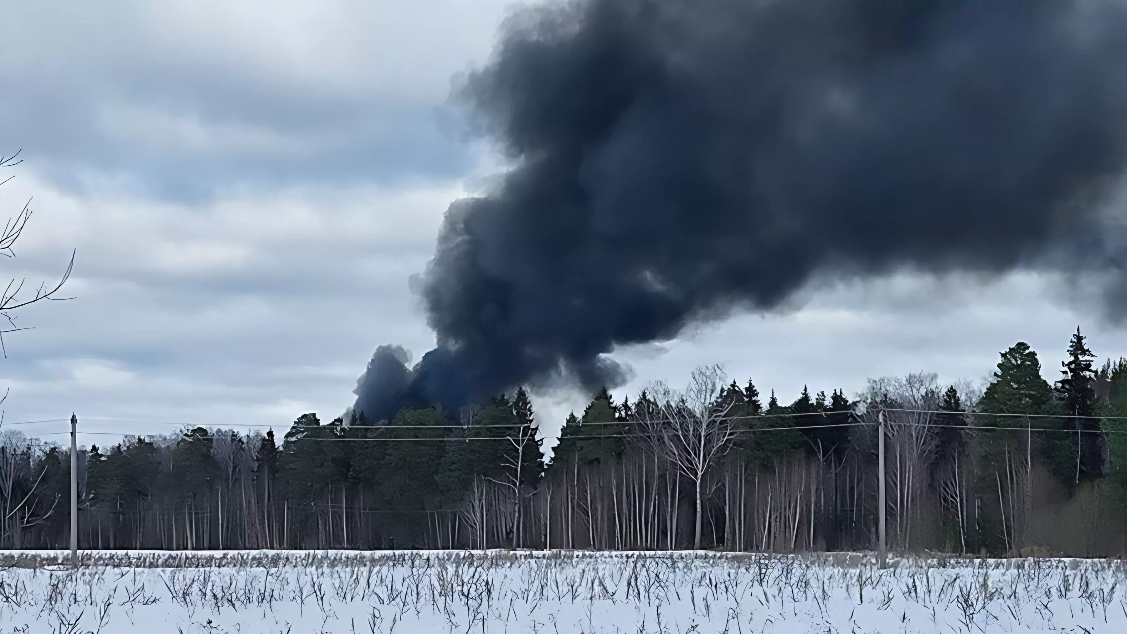 Самолет Ил-76 потерпел крушение в Ивановской области
