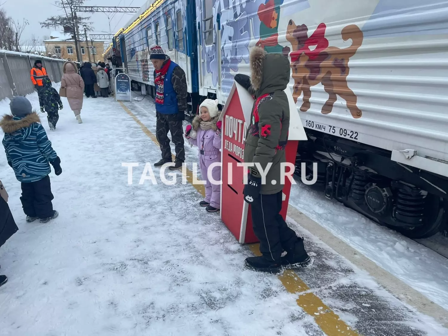 Поезд Деда Мороза в Нижнем Тагиле