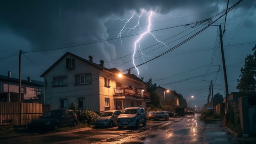 Штормовое предупреждени объявлено в Свердловской области из-за града и сильного ветра