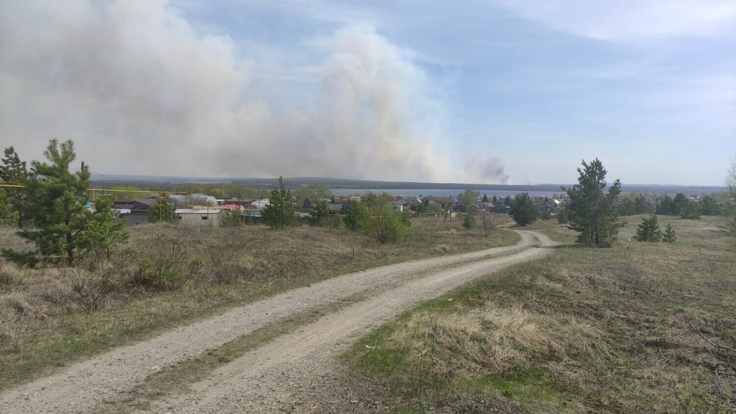 Пожары под Невьянском в Свердловской области