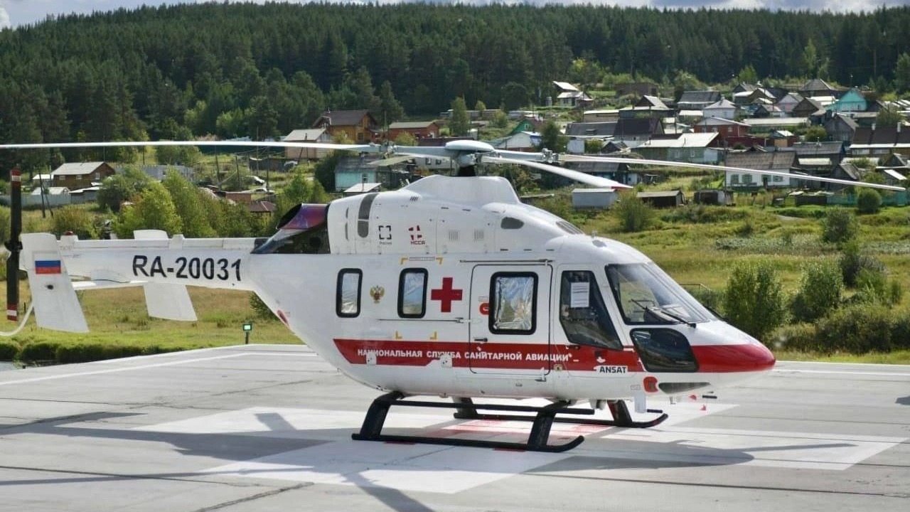 Недоношенные дети впервые вертолетами эвакуированы из Талицы в Екатеринбург