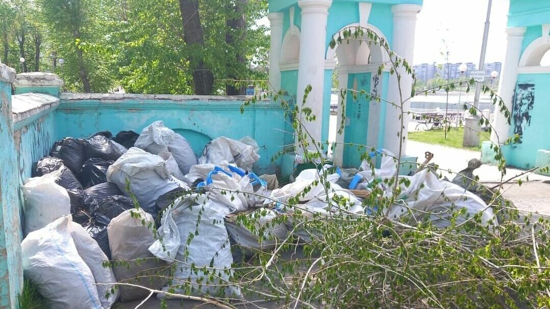 2 камаза мусора вывезли с побережья реки Турья в Краснотурьинске