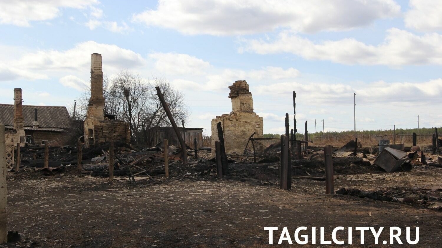 Причины пожара в Бызово под Нижним Тагилом не установлены спустя полгода