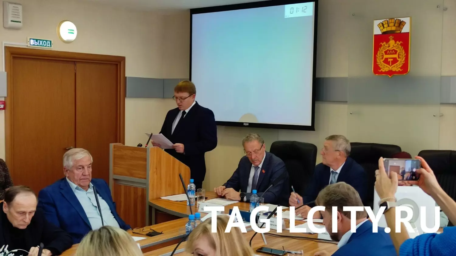 Федор Трачук перед отборочной комиссией конкурса на должность мэра