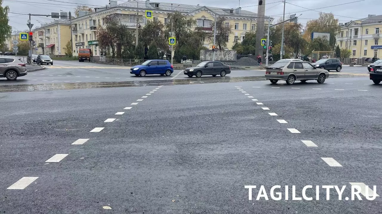 Диагональный пешеходный переход появился в Нижнем Тагиле